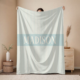 Personalized Baby Shower Blanket Gift for Girls Fleecedecke