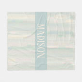 Personalized Baby Shower Blanket Gift for Girls Fleecedecke (Vorderseite (Horizontal))