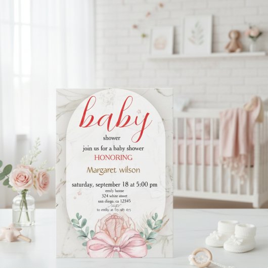 Personalized Baby Shower Card – Cute Feiertagskarte