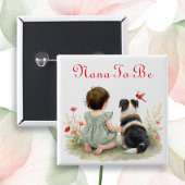 Personalized Baby Shower | Nana To Be Button