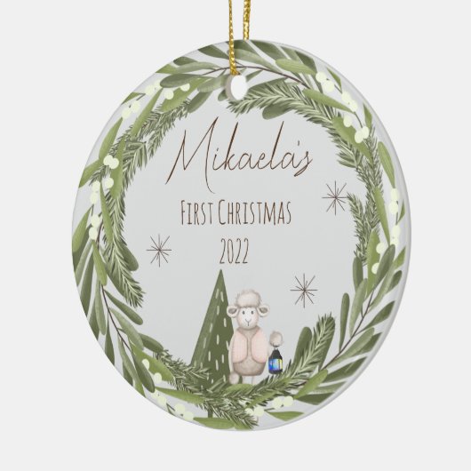 Personalized Baby's first Christmas Ornament (Links)