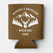 Personalized Bachelor Weekend Mountain Dosenkühler (Vorderseite)