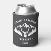 Personalized Bachelor Weekend Mountain Dosenkühler (Kanne Vorderseite)