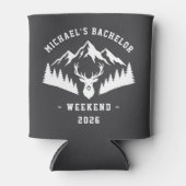 Personalized Bachelor Weekend Mountain Dosenkühler (Vorderseite)
