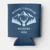 Personalized Bachelor Weekend Mountain Dosenkühler (Vorderseite)