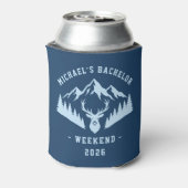 Personalized Bachelor Weekend Mountain Dosenkühler (Kanne Rückseite)