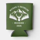 Personalized Bachelor Weekend Mountain Dosenkühler (Vorderseite)
