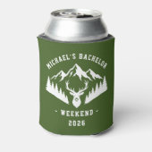 Personalized Bachelor Weekend Mountain Dosenkühler (Kanne Rückseite)