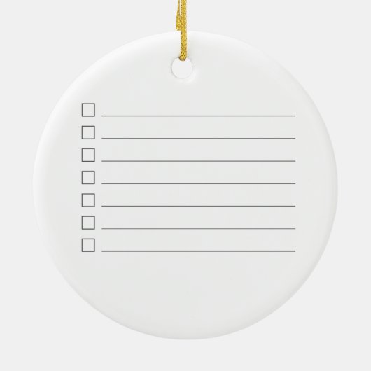 Personalized back note Oh Dear Reindeer Coworkers Keramik Ornament (Hinten)