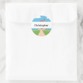 Personalized Back to School Building Name Stickers (Tasche)
