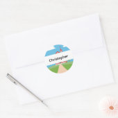 Personalized Back to School Building Name Stickers (Umschlag)