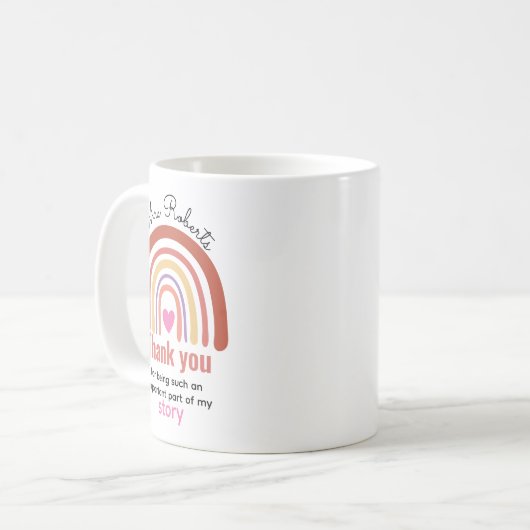 Personalized Back To School for Teachers Students Kaffeetasse (Vorderseite Links)