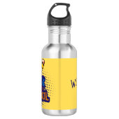 Personalized "Back To School" Fun Doodle Edelstahlflasche (Vorderseite)