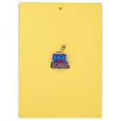 Personalized "Back To School" Fun Doodle Klemmbrett (Rückseite)