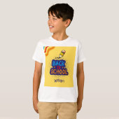 Personalized "Back To School" Fun Doodle T-Shirt (Vorne ganz)