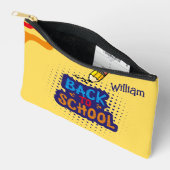 Personalized "Back To School" Fun Doodle Zubehörtasche (Offen)