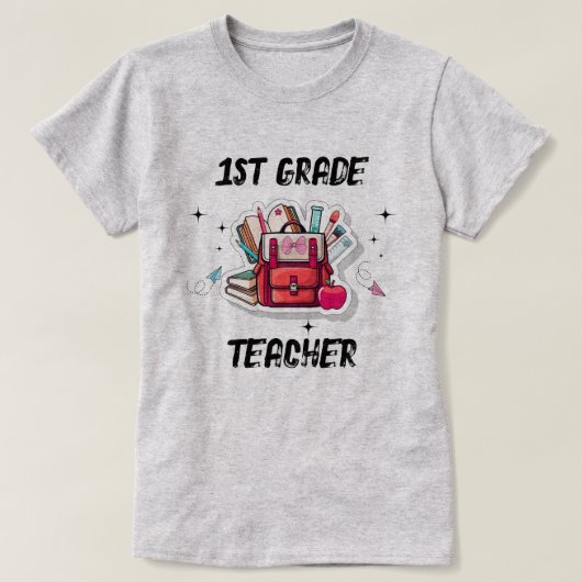 personalized back to school t-shirt, coquette T-Shirt (Design vorne)