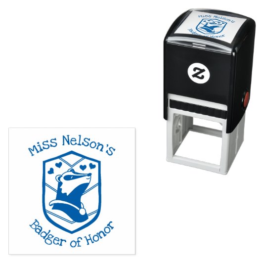 Personalized "Badger of Honor" Stamp  Permastempel (Beispiel)