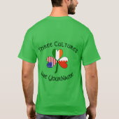 Personalized Bahrain Ireland USA Shamrock Men's T-Shirt (Rückseite)
