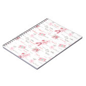 Personalized Ballerina Ballet Name Notizblock (Linke Seite)