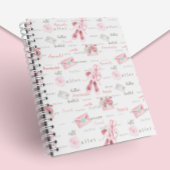 Personalized Ballerina Ballet Name  Notizblock