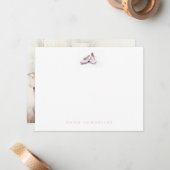 Personalized Ballet Thank You Note Card Stationery Mitteilungskarte (Vorderseite/Rückseite Beispiel)