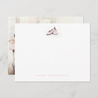 Personalized Ballet Thank You Note Card Stationery Mitteilungskarte