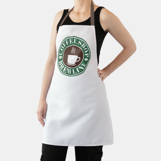 Personalized Barista Aprons for Coffee Shop Café Schürze (InSitu)