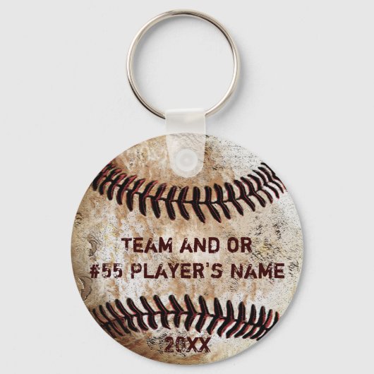 PERSONALIZED Baseball Gifts for Players, Seniors Schlüsselanhänger (Vorderseite)