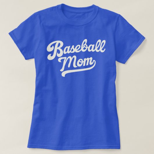 Personalized Baseball Mom Custom Jersey Number  T-Shirt (Design vorne)