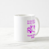 Personalized baseball mom  kaffeetasse (VorderseiteRechts)