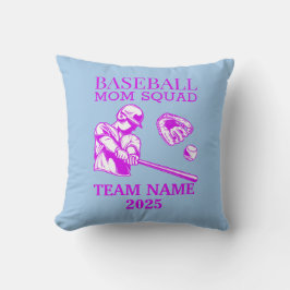 Personalized baseball mom  kissen