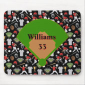 Personalized Baseball Mousepad (Vorne)