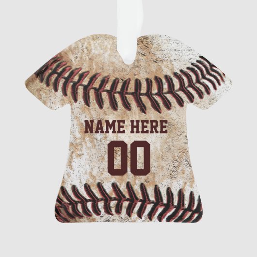 Personalized Baseball Ornaments Ornament (Vorderseite)