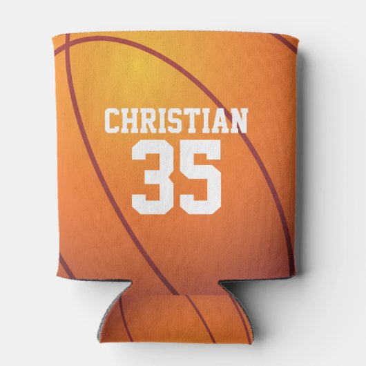 Personalized Basketball Dosenkühler (Rückseite)
