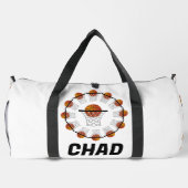 Personalized Basketball Duffle Bag (Rückseite)