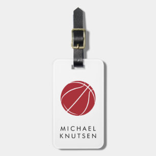 Personalized Basketball Gepäckanhänger