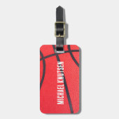 Personalized Basketball Gepäckanhänger (Vorderseite vertikal)