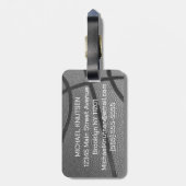 Personalized Basketball Gepäckanhänger (Rückseite vertikal)