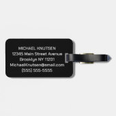 Personalized Basketball Gepäckanhänger (Rückseite horizontal)