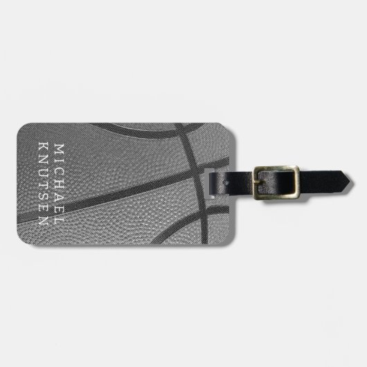 Personalized Basketball Gepäckanhänger (Vorderseite horizontal)