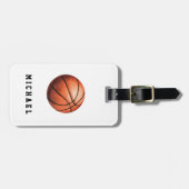 Personalized Basketball Gepäckanhänger (Vorderseite horizontal)
