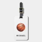 Personalized Basketball Gepäckanhänger (Vorderseite vertikal)