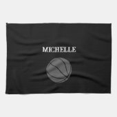 Personalized Basketball Geschirrtuch (Horizontal)