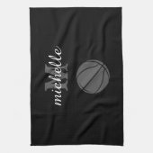 Personalized Basketball Geschirrtuch (Vertikal)