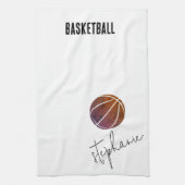 Personalized Basketball Geschirrtuch (Vertikal)