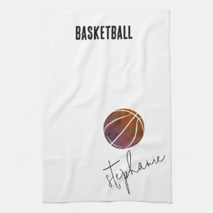 Personalized Basketball Geschirrtuch