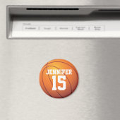 Personalized Basketball Magnet (In Situ (Geschirrspüler))
