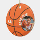 Personalized Basketball Ornaments Christmas Player Keramik Ornament (Links)