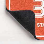 Personalized Basketball Player Sport Simple Fun Mousepad (Ecke)